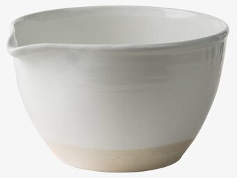 Spillkum Stengods Ø 20 cm från Ernst i vit och stengodsnyans