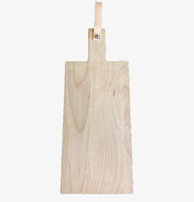 Skärbräda Björk från Ernst med handtag och läderrem