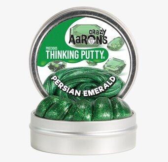 Persian Emerald - Glittrande Lera från Crazy Aarons Thinking Putty