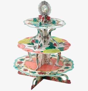 Kakfat Pastries & Pearls från Talking Tables i tre nivåer