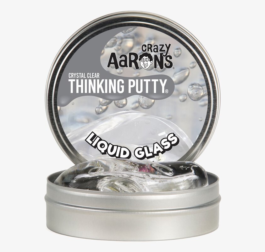 Liquid Glass - Genomskinlig Lera från Crazy Aarons Thinking Putty