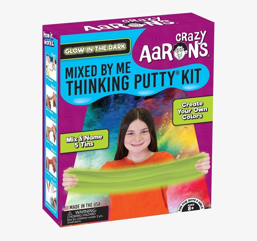 Mixed By Me Kit Glow från Crazy Aarons Thinking Putty