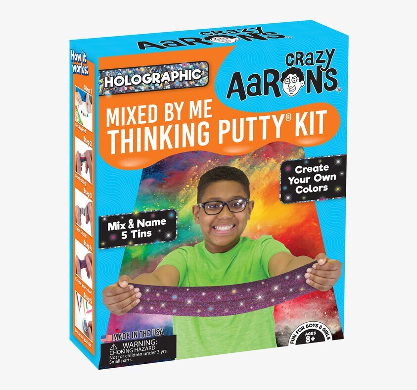 Mixed By Me Kit Holographic från Crazy Aarons Thinking Putty