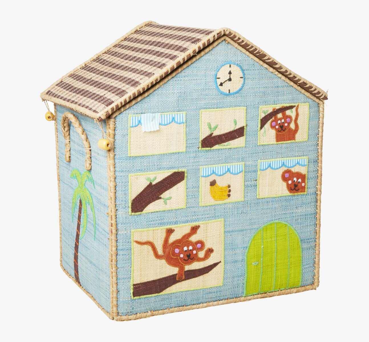 Förvaringshus Jungle House Theme från Rice med djungelmotiv