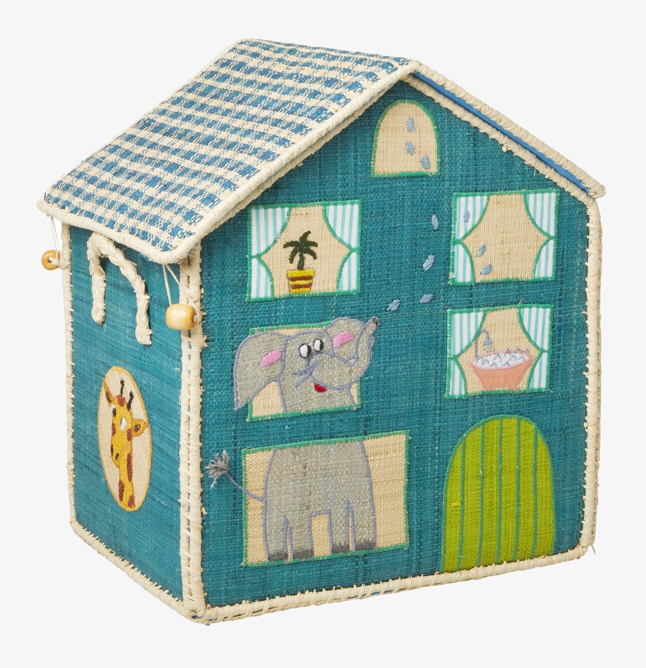 Förvaringshus Jungle House Theme från Rice med djungelmotiv