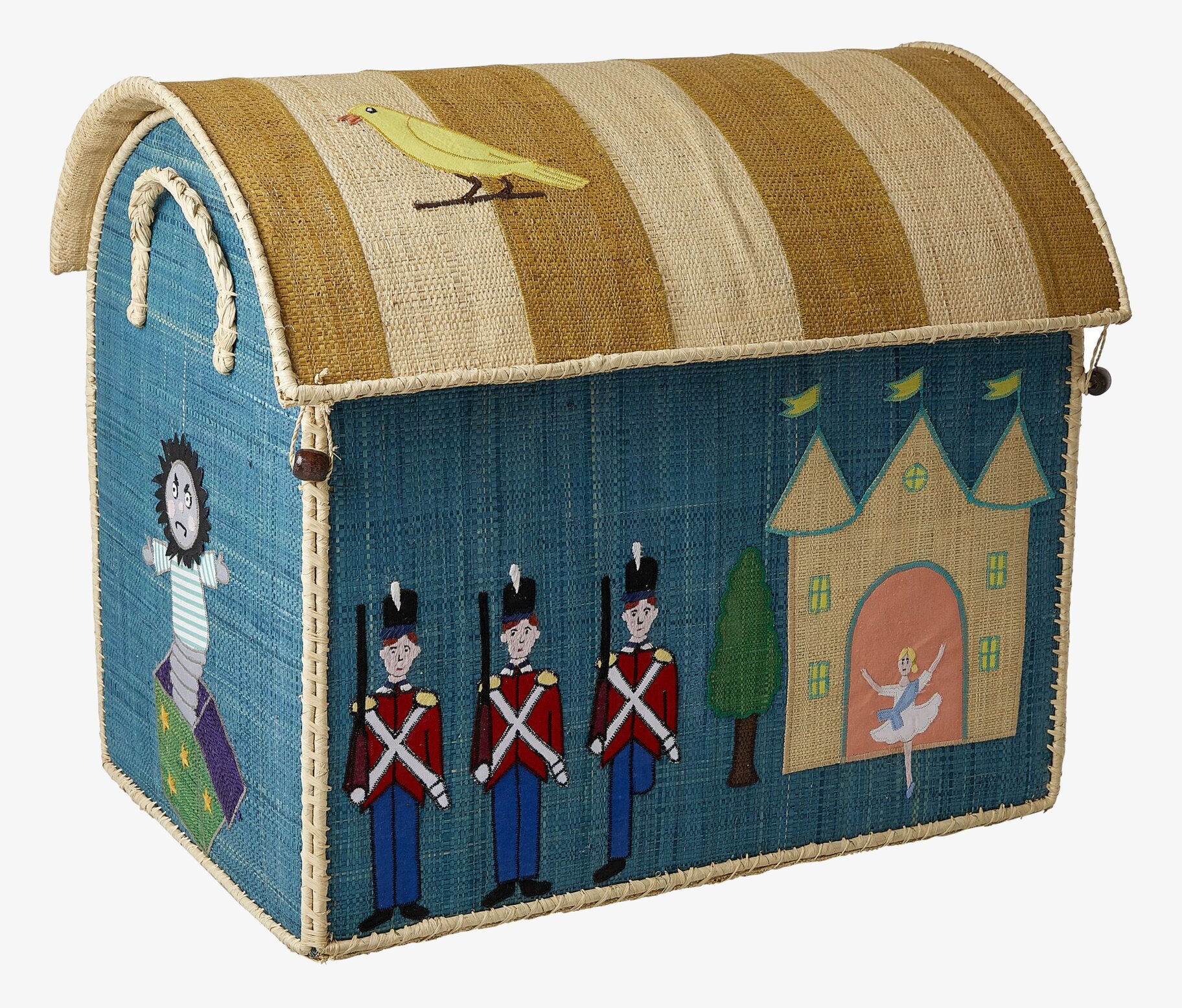 Förvaringskorg Large Tennsoldat från Rice med färgglada motiv