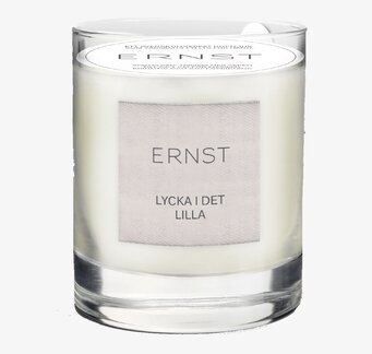 Doftljus - Lycka I Det Lilla från Ernst i glasbehållare