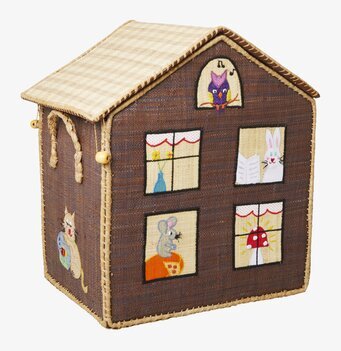 Förvaringshus Jungle House Theme från Rice med djurmotiv