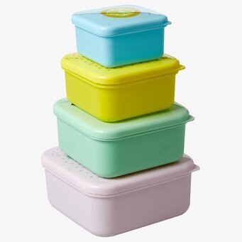 Matlådor 4-Pack från Rice i olika färger och storlekar