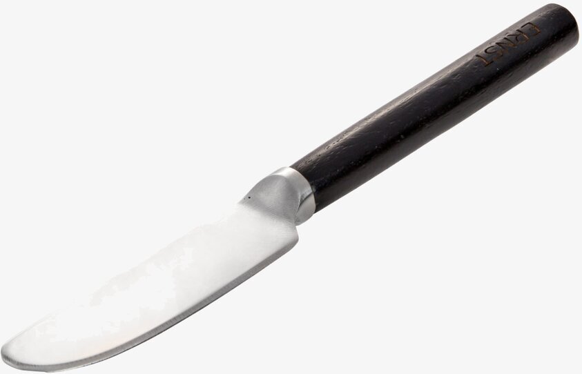 Smörkniv Svart från Ernst med rostfritt stål och trähandtag