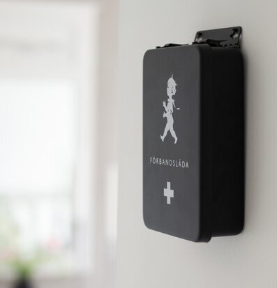 Bild av stilrent medicinskåp i modern hemmiljö