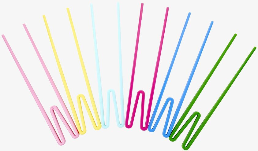 Ätpinnar Barn Classic Colors från Rice på vit bakgrund