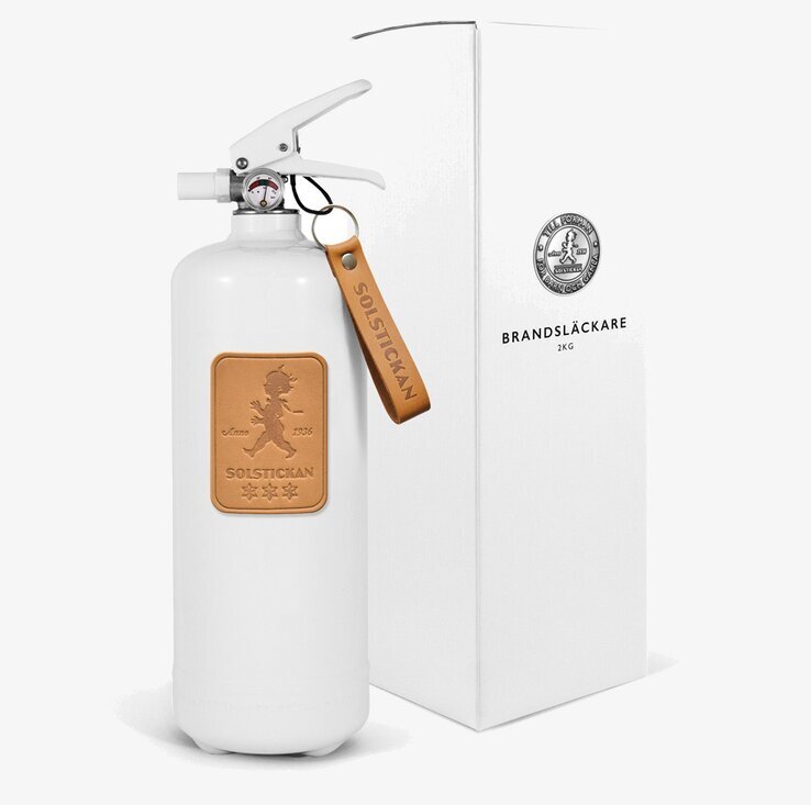 Brandsläckare 2 Kg Leather Edition Ljusbrun från Solstickan