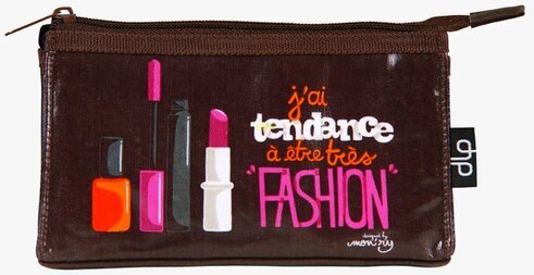 Sminkväska Fashion från Derriére la porte med sminkmotiv