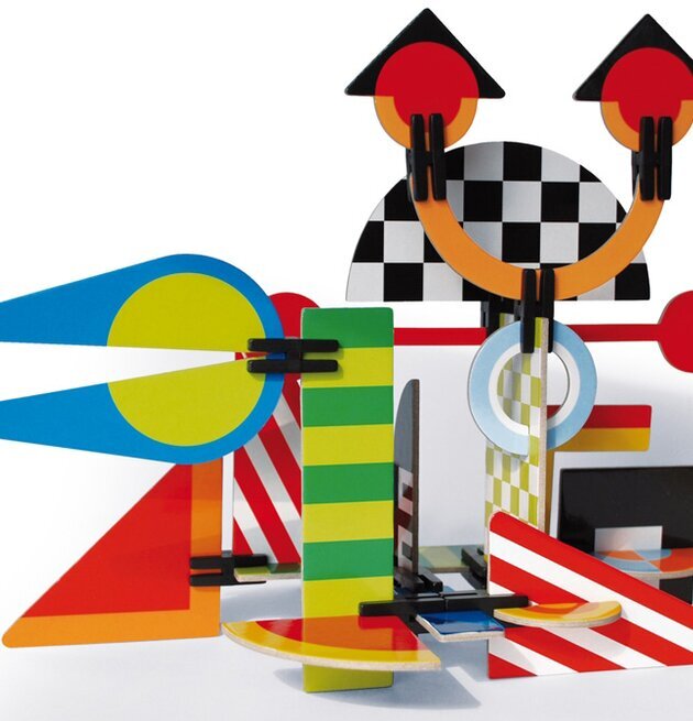 Konstruktionsleksak Paolo från Remember, färgglada delar