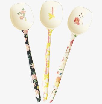 Matlagningssked - Happy 21st från Rice med blommönster