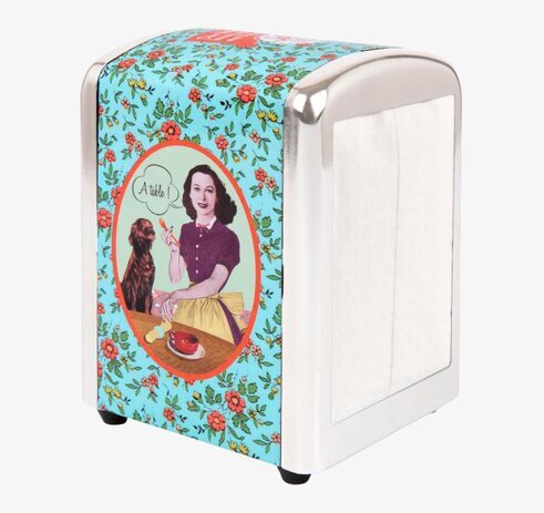 Servettställ Jolie från Derriére la porte med retrodesign