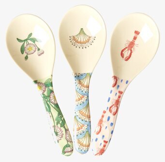 Salladssked - Happy 21st från Rice i färgglada mönster