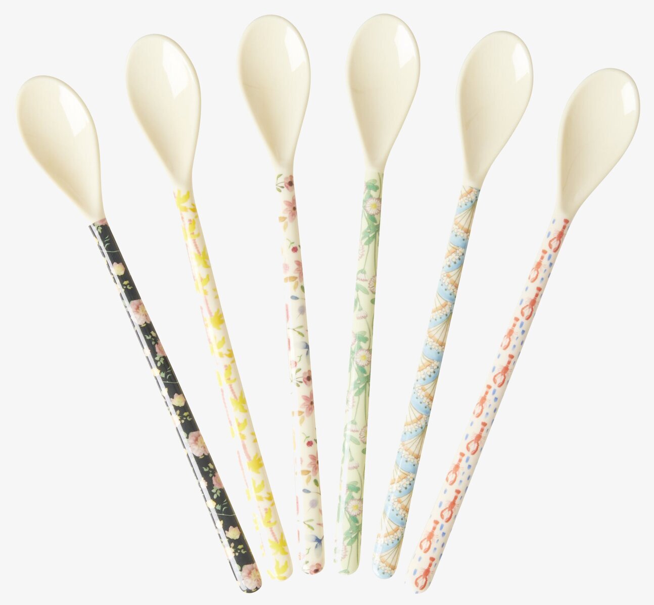 Långa skedar - Happy 21st från Rice med unika mönster