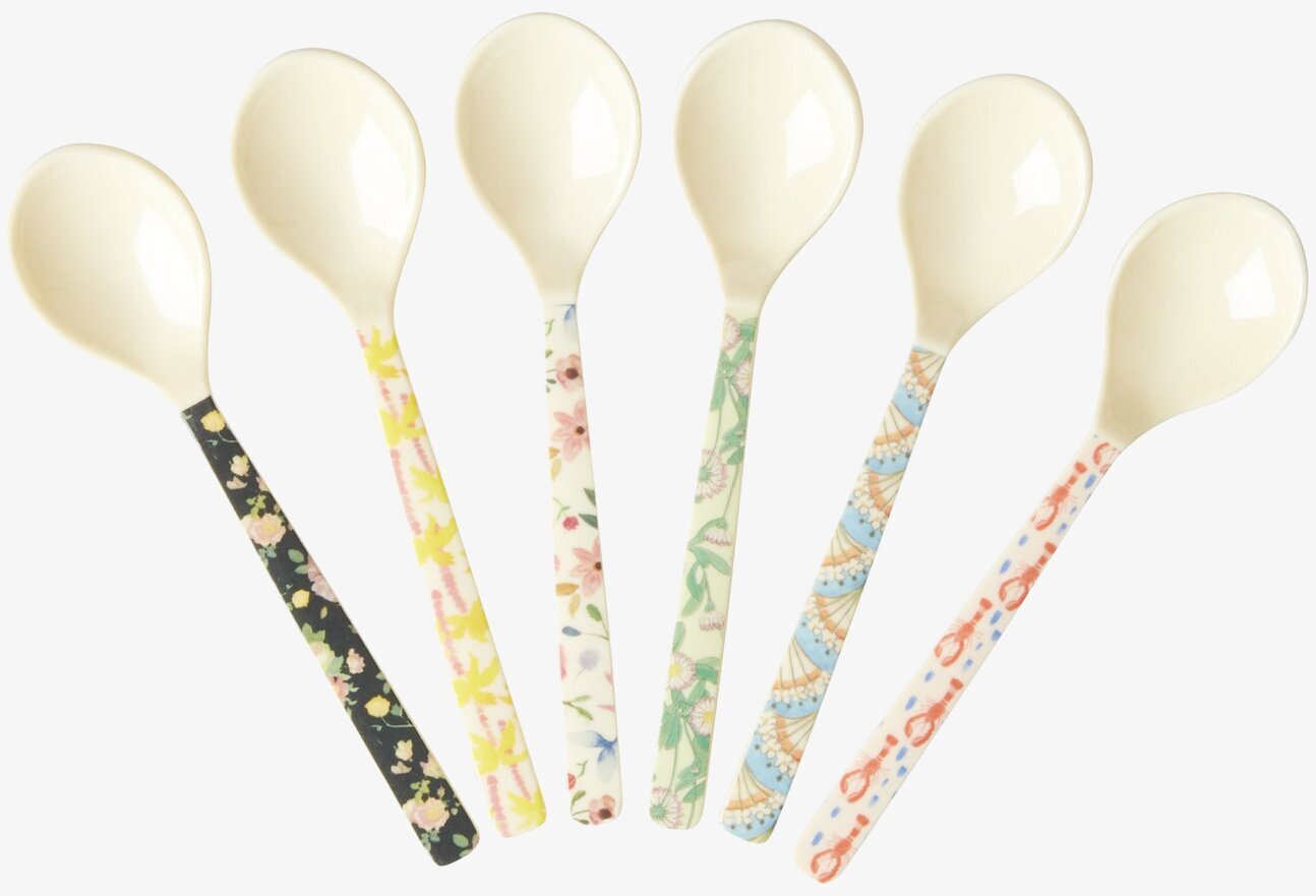 Korta Skedar - Happy 21st från Rice med färgglada mönster