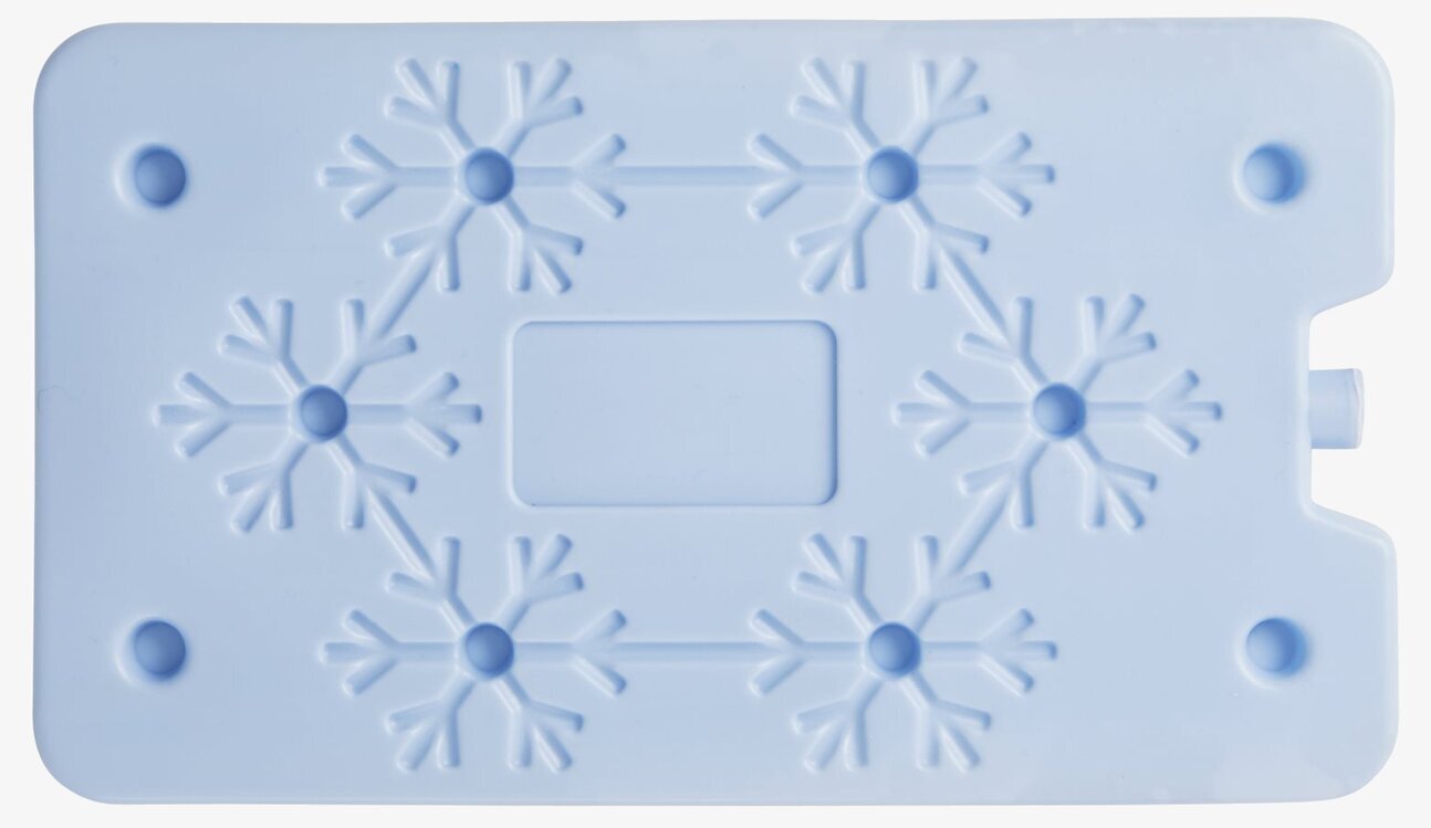 Kylklamp Snowflake från Rice med snöflingemönster i relief