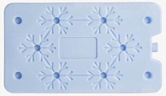 Kylklamp Snowflake från Rice med snöflingemönster i relief