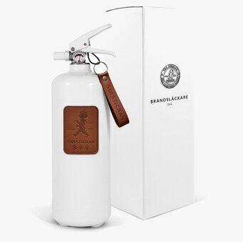 Brandsläckare 2 Kg Leather Edition Mörkbrun Solstickan