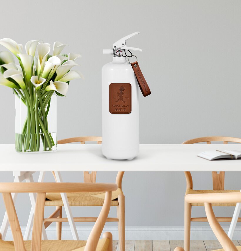 Brandsläckare 2 Kg Leather Edition Mörkbrun från Solstickan