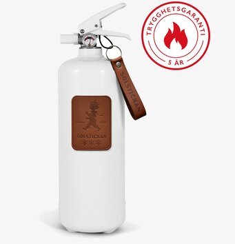 Brandsläckare 2 Kg Leather Edition Mörkbrun Solstickan