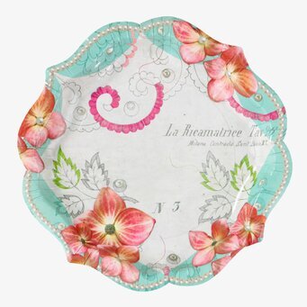 Papperstallrikar Pastries & Pearls från Talking Tables