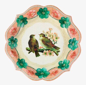 Papperstallrikar Pastries & Pearls från Talking Tables