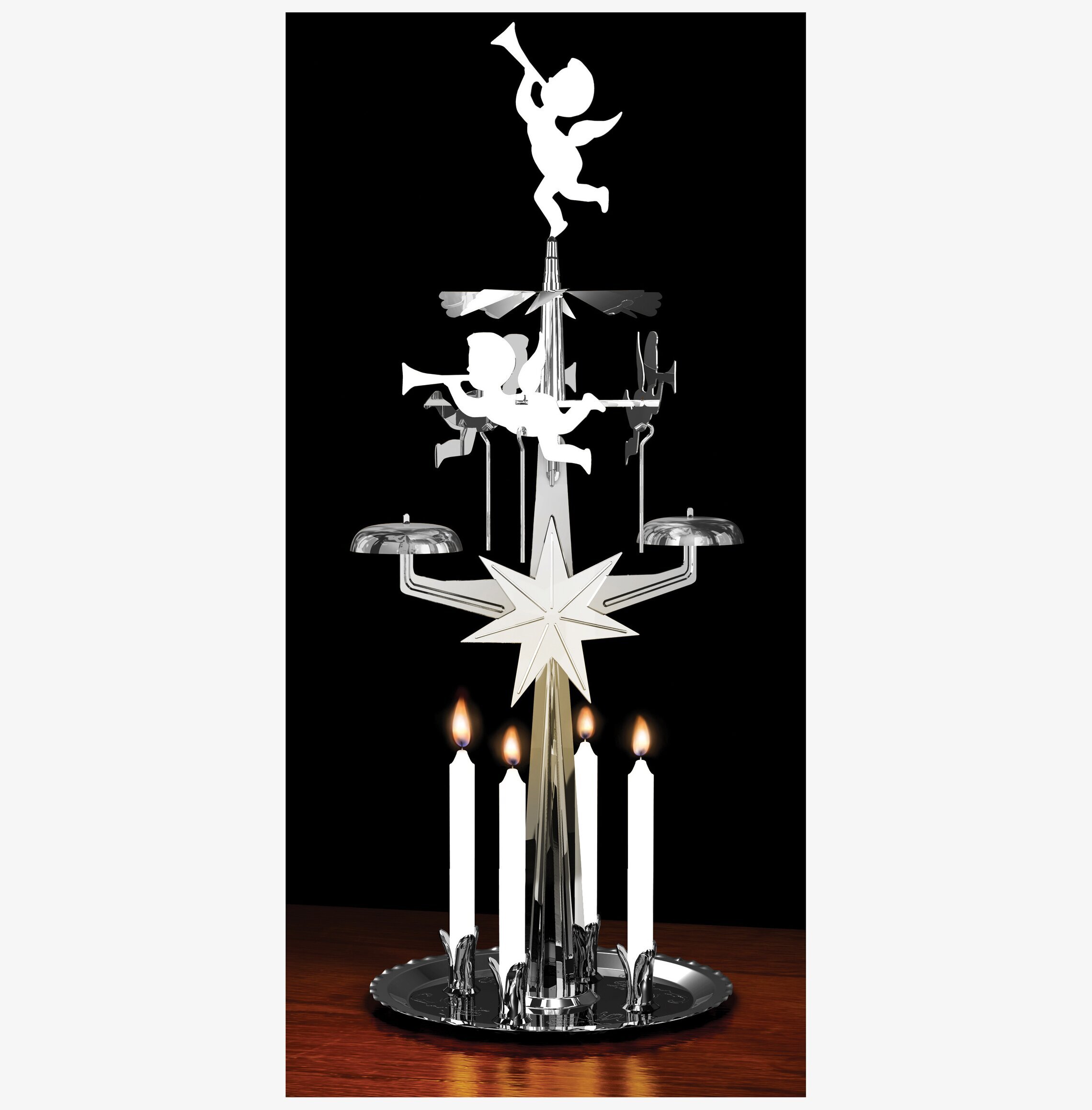 Änglaspel Original Silver från Dala Industrier på träyta