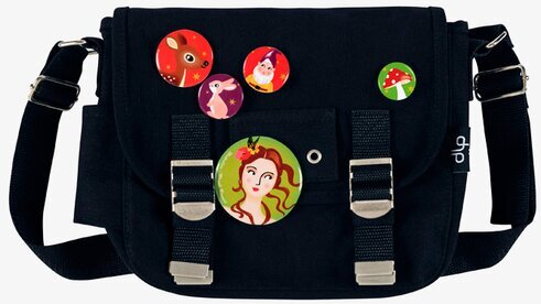 Väska Jean Ma bonne étoile från Derriére la porte, svart