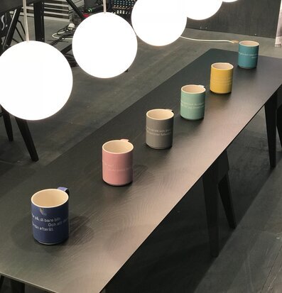 Mugg Astrid Lindgren Citat Blå från Design House Stockholm