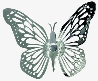 Fönsterdeco Fjäril Silver från Pluto Produkter i metall