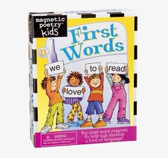 Kylskåpsmagneter - Enkla ord på engelska från Magnetic Poetry