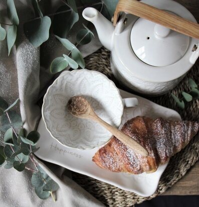 Assiett/Fat Happiness från Majas Cottage med croissant