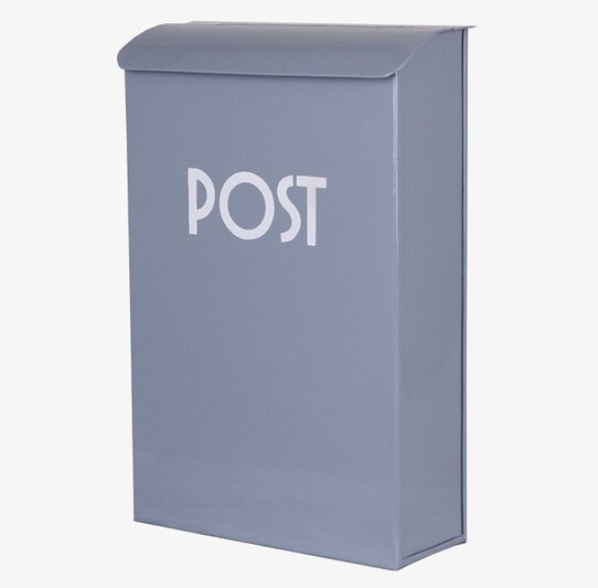 Postlåda Blå från Strömshaga - stilren och funktionell brevlåda