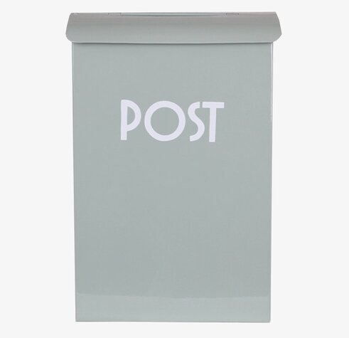 Postlåda Grön från Strömshaga mot neutral bakgrund