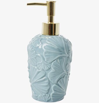 Tvålpump Winter Sky Blue från Rice med gyllene topp