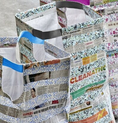 Newspaper Bag Special Project Rice