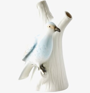 Porslinsvas Fågel Blå från Rice med elegant fågeldesign