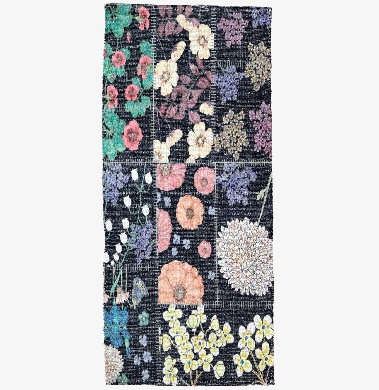 Matta Flower Print från Rice med färgglada blommor