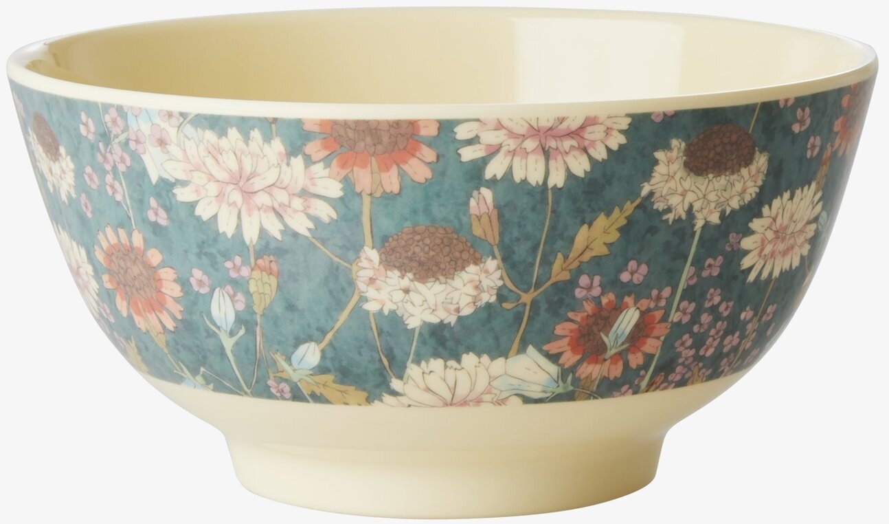 Skål Flower Print från Rice med färgglatt blommönster