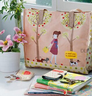 Handväska Belle a croquer från Derriére la porte i rosa