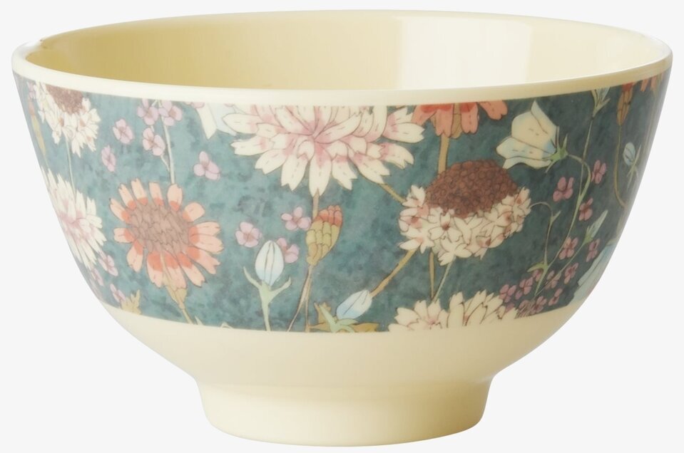Liten Skål Flower Print från Rice med livfullt blomtryck
