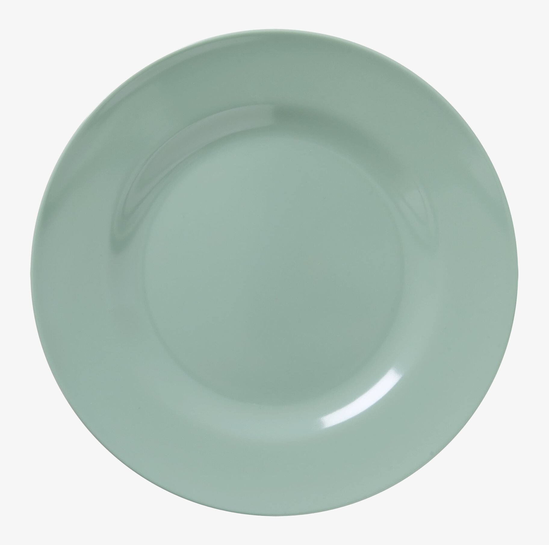 Tallrik Melamin Khaki från Rice i jordnära khakigrön färg