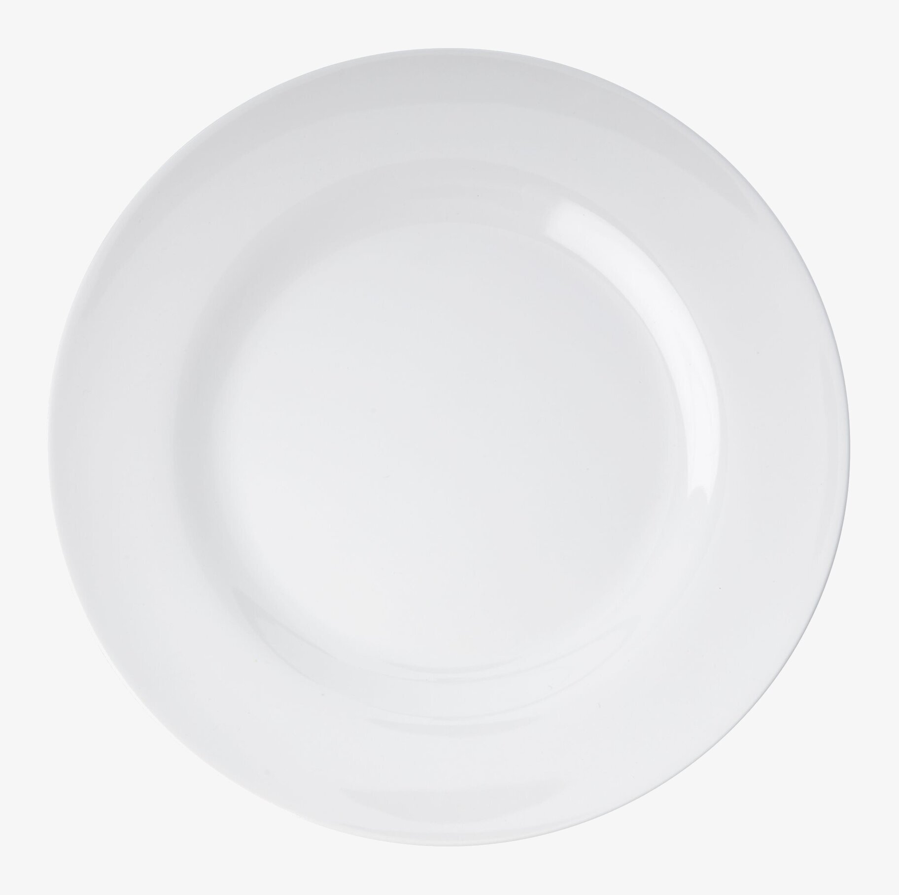 Tallrik Melamin White från Rice, vit, hållbar och stilren