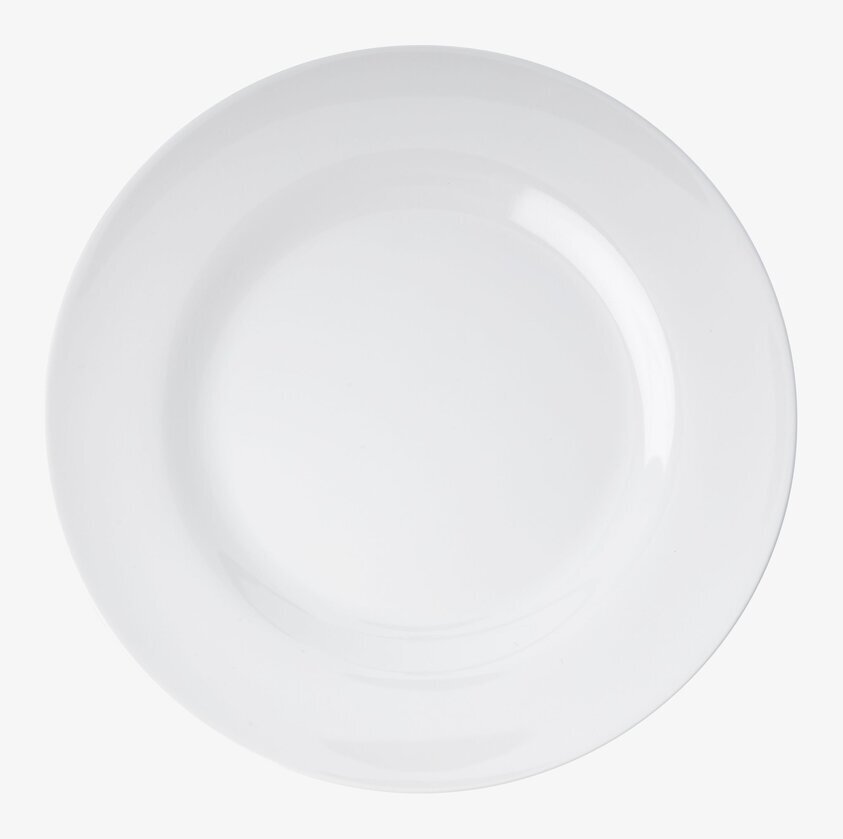 Tallrik Melamin White från Rice, vit, hållbar och stilren