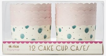 Bakform Watercolor Splash Print från Rice, 12 bakformar